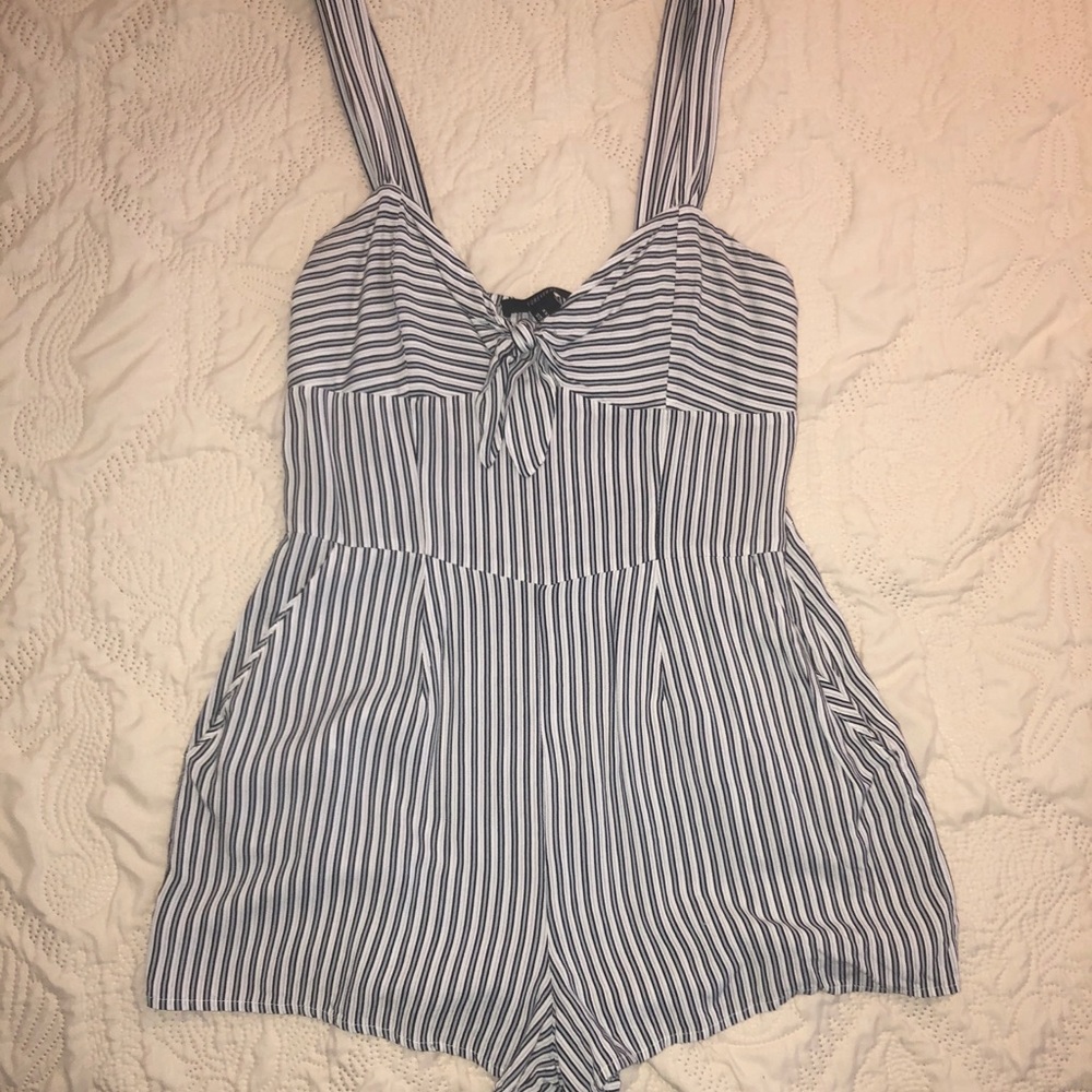 Stripped romper